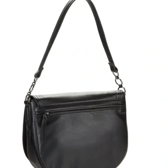 LONGCHAMP NWT Cavalcade Shoulder Bag, Large Size, Black Leather - Picture 2 of 8